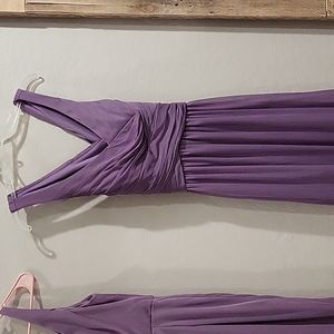 David's bridal bridesmaid dress, size 6, Wisteria color, full length, worn once,